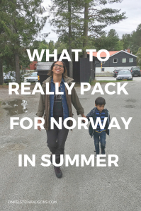 packing list norway summer mom women