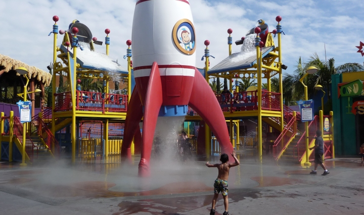Curious George playground at Universal studios